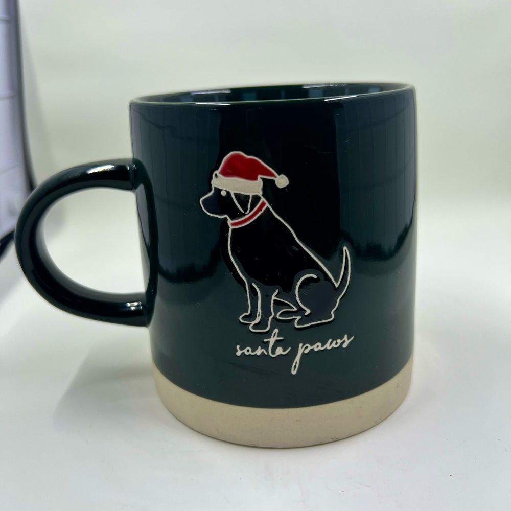 Place & Time Ceramic 16oz Santa Paws Coffee Mug